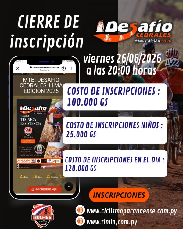 04-COSTO DE INSCRIPCION MTB
